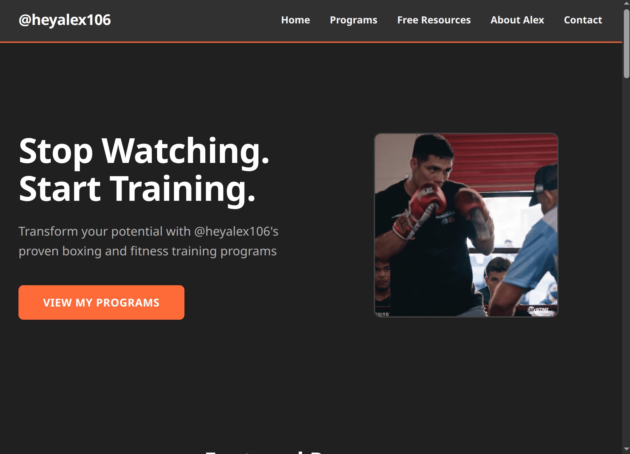 HeyAlex106 - Modern Web Platform